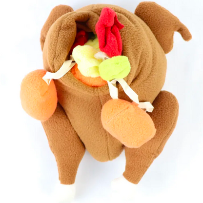 Roast chicken snuffle toy